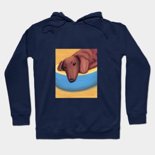 Lazy dachshund Hoodie